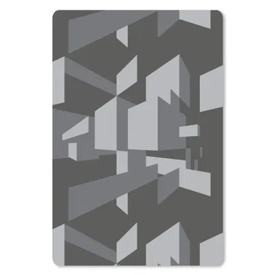 Produktbild von MuchoWow® Mauspad Mousepad 3D - Muster - Schwarz und Weiß 18x27 cm - Mousepads - Maus Mat - Pad - Mausunterlage