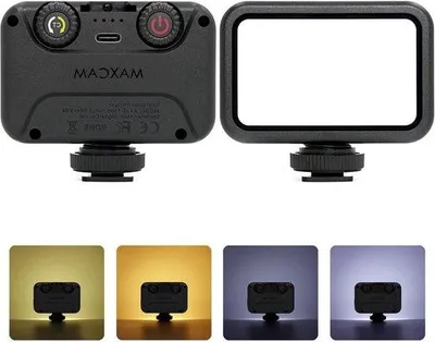 Obrázek produktu pro Sada LED videolamp, výdrž 2 hodiny, stmívatelná 3200 K–6700 K, 1080 lumenů