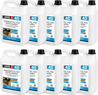 Produktbild von Trennmittel für Formen und Schalungen 50L Schalungsöl Umweltfreundlich Verfärbungsfrei Gips- Betontrennmittel RM40