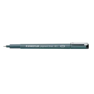 Zdjęcie produktu dla STAEDTLER pigmentliner 308 Fineliner czarny 0,1 mm, 1 szt.