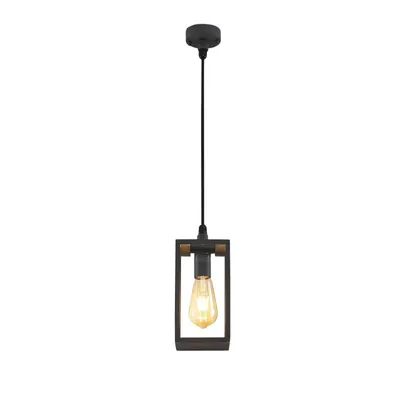 Produktbild von Lindby Außenpendellampe Filimon, anthrazit, 22 cm, IP44, E27