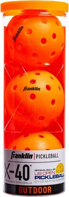 Produktbild von Franklin Outdoor X-40 Pickleballbälle Orange 3 Balls Orange 3 Balls
