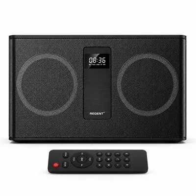 Zdjęcie produktu dla Głośnik Bluetooth Ferguson Regent Power Audio 300BT RGB z 60W, radiem FM, USB, AUX, efektami DSP, RGB LED, Ultra Bass - przenośny system stereo