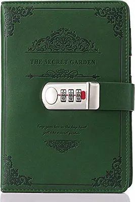 Produktbild von ANTCOOL Tagebuch mit Schloss und Stift, nachfüllbares Notizbuch mit Zahlenschloss, Vintage-Ledereinband, Schreibnotizbuch mit Geschenkbox für Mädchen, Jungen, Frauen, Erwachsene