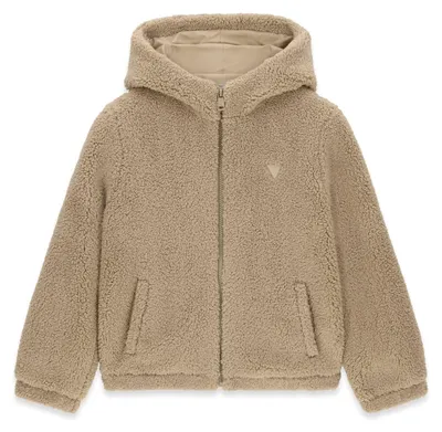Produktbild von Guess Jungen Jacke Faux Fur Hooded Jacket W/Zi Stone-Braun