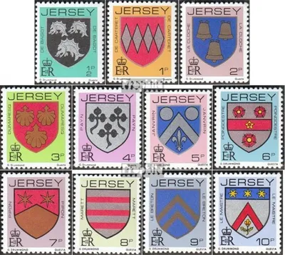 Produktbild von Briefmarken GB - Jersey 1981 Mi 242-252 (kompl.Ausg.) postfrisch Wappen
