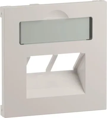 Produktbild von Legrand 765159 SEANO Abdeckung 2x RJ45 f Datendosen Fremdfabrikate Ultraweiß