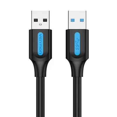 Obrázek produktu pro Vention CONBG, 1,5 m, USB A, USB A, USB 3.2 Gen 1 (3.1 Gen 1), 5 Gbit/s, Černá
