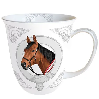 Produktbild von Mug 0.4 L Classic Horse - Ambiente Becher - Fine Bone China - Höhe