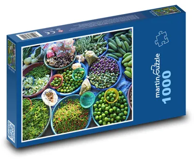 Obrázek produktu pro Puzzle 1000 Tropické ovoce a zelenina - martinpuzzle
