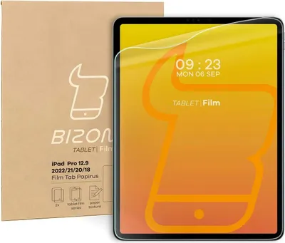 Produktbild von Bizon Film Tab Papirus Apple iPad Pro 12.9 2022/2021/2020/2018 [2 PACK]