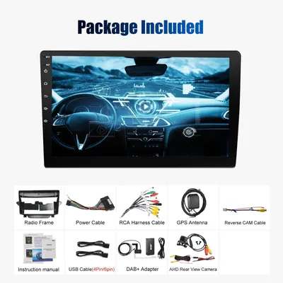 Immagine prodotto di Autoradio per Hyundai i30 (2012-2016) - 23 cm, 2-DIN, sistema Android 14, navigatore - Schermo touchscreen HD 1280x720 - 4+64 GB - Radio DAB+ - Telecamera per la retromarcia AHD - CarPlay e Android Auto wireless