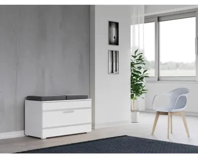 Obrázok produktu pre Topeshop OPAL SZAFKA BIEL, Zatvorené, Biela, Drevotrieskové dosky, 4 police/políc, 850 mm, 450 mm