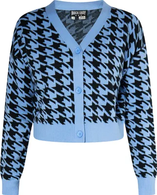 Zdjęcie produktu dla ROCKEASY damski sweter - niebieski, XL