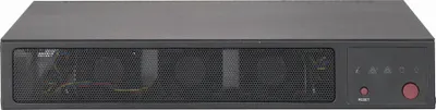 Produktbild von Supermicro CSE-E300, Rack, Server, Schwarz, Flex-ATX, Mini-ITX, 1U, USA - UL listed, FCC Canada - CUL listed Germany - TUV Certified Europe/CE Mark EN 60950/IEC...