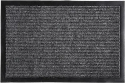Produktbild von Fußmatte Antirutsch für den Innenbereich - 60x40cm - Gummi/Stoff - Schwarz - Trockenlaufmatte Antirutsch