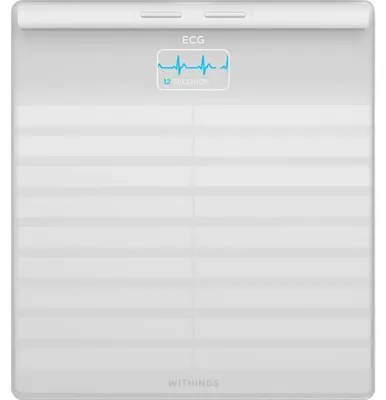 Zdjęcie produktu dla Withings Body Scan, Elektroniczna waga osobista, 200 kg, 50 g, Biały, 5 kg, kg, lb