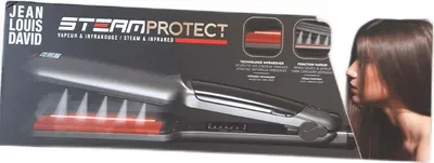 Produktbild von JEAN LOUIS DAVID - Infrarot-Dampfglätter JLD Steam Protect - Einstellbarer Dampf - Extra große Turmalin-Keramikplatten - Integrierter Tank - Professionelles Heizgerät