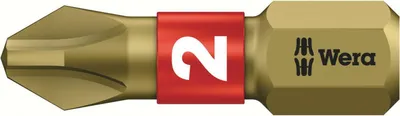 Image de Embout 1/4" DIN 3126 C6,3 PH2 x 25 mm BiTorsion Wera | 4013288034250