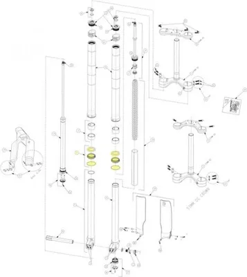 Produktbild von Manitou Dichtungsset für Dorado Pro/Expert/Comp 37 mm - zuverlässige Federgab...