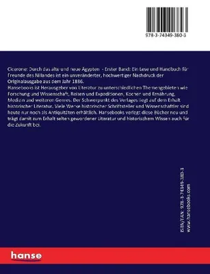 Produktbild von Cicerone: Durch das alte und neue Ägypten