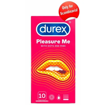Image de Durex Pleasure Me - Préservatifs nervurés 10pcs
