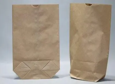 Produktbild von Kreuzbodenbeutel Kraft 19x29cm | Inhalt 1.5kg- 1-Lagig Braun 70g/m² (100 Stück) [PAK1919]