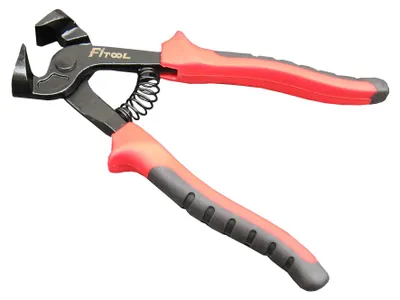 Produktbild von Fliesen-Schneidezange – Hartmetall-Schneideaufsätze – 5/8 Zoll Beißfläche – Rutschfester Griff