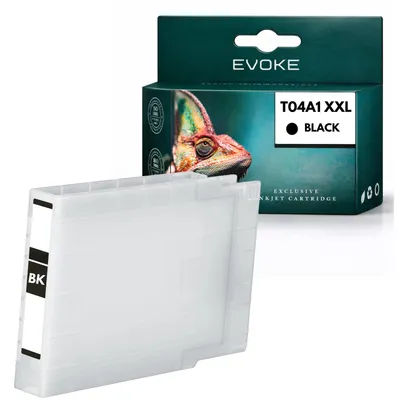 Image de Cartouches d'encre compatibles avec l'imprimante Epson T04A1 T04ABK, noires, 240 ml, compatibles avec les modèles WF-C8190DW, WF-C8190DTWC, WF-C8190DTW
