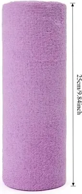 Zdjęcie produktu dla Ściereczki czyszczące, materiał z mikrofibry wielokrotnego użytku, ekologiczna konstrukcja, duże, fioletowe