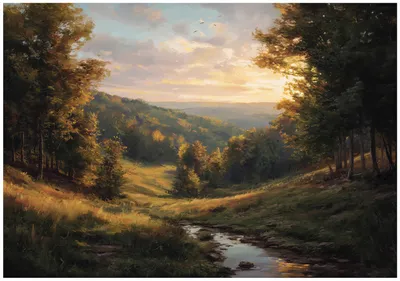 Produktbild von Fototapete Wald Bäume Natur - 350x250 cm - Vliestapete Wohnzimmer Schlafzimmer - Vlies Fototapete Beige - 16399VX7