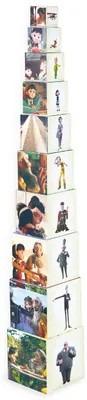 Image de Hape Cube à empiler Le petit prince