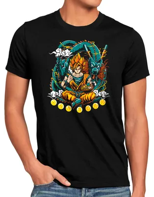 Produktbild von style3 Goku Ramen Herren T-Shirt super dragon saiyan z gt