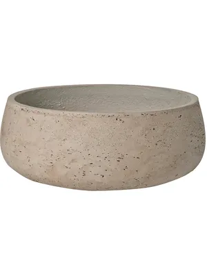 Produktbild von Keramiktöpfe Blumentopf Pflanzschale Grau gewaschen-Grau D 35 cm H 13 cm