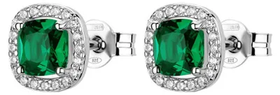 Immagine prodotto di Orecchini in argento scintillanti Fancy Life Green FLG141