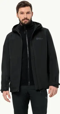 Immagine prodotto di Giacca 3in1 Taubenberg di Jack Wolfskin, colore nero, taglia XL da uomo, colore nero, taglia XL