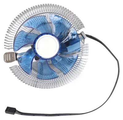 Obrázok produktu pre Modrý ventilátor na chladenie procesora – univerzálny vysokorýchlostný a tichý ventilátor na chladenie procesora pre AMD AM2, AMD3, S754, 939, 940 a Intel LGA 775, 1155, 1156