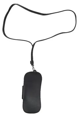 Produktbild von Brillenetui, tragbares Design, langlebiges Material, schwarz