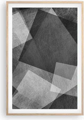 Produktbild von Gerahmtes Poster - Rahmen in heller Eiche - Abstraktion modern - 61x91,5 cm - Wand Bild - Wanddeko - Wandbilder - Wandposter - Bilderrahmen - Bilder - Kunstdruck - Wandbild - P2NPA61x91-3996