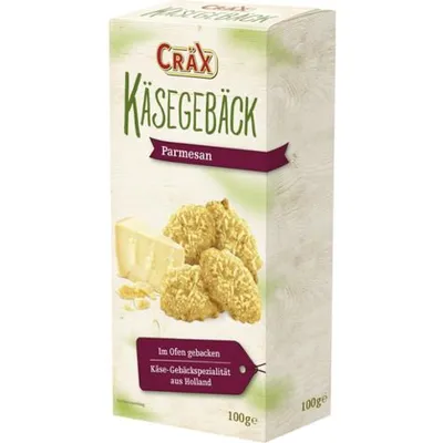 Produktbild von 100G Craex Parmesan Kaesegebaeck