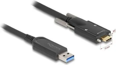 Produktbild von DELOCK Aktives Optisches Kabel 10 Gbs USB-A Stecker zu Typ-C
