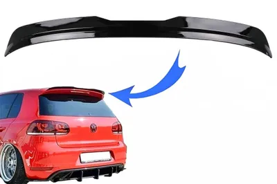Zdjęcie produktu dla Spojler dachowy do VW Golf 6 2008-2012 GTI czarny błyszczący