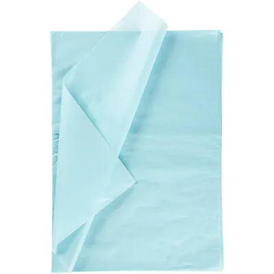 Produktbild von Seidenpapier, Blatt 50x70 cm,  14 g, Hellblau, 10Bl.