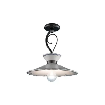 Immagine prodotto di CLASSIC RAVENNA C929, Lampada a Soffitto Plafoniera in Vetroceramica, Ferroluce
