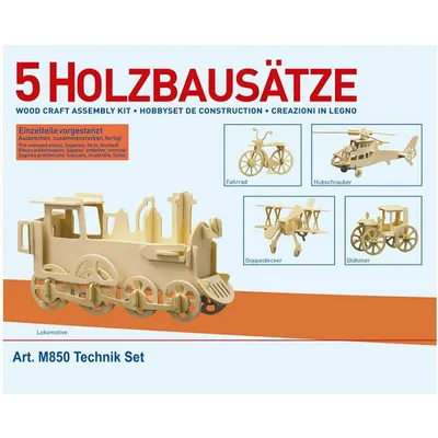 Produktbild von Pebaro Holzbausatz Technik Set 850, Holzkonstruktion, Sperrholz