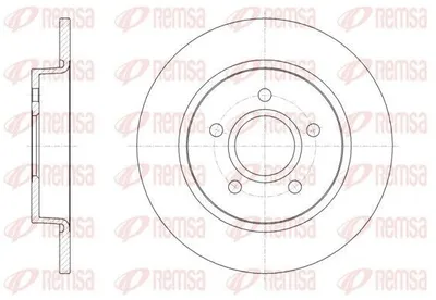 Produktbild von 2x REMSA Bremsscheibe 61503.00 hinten für FORD FOCUS III Turnier FOCUS III 271mm