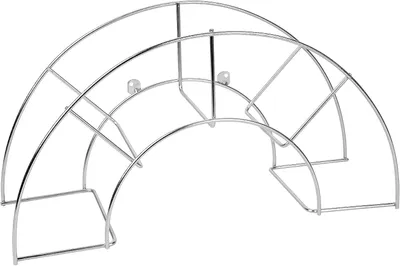 Imagen del producto de Soporte para mangueras de gran tamaño, acero inoxidable 18/8, 60 x 20 x 30 cm, para mangueras de jardín