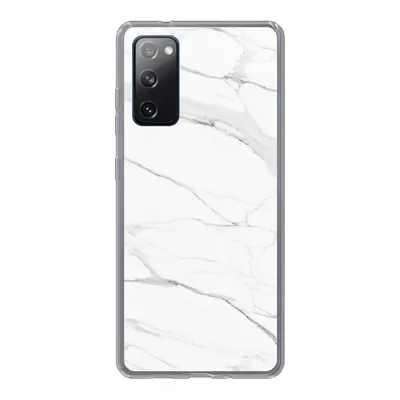 Produktbild von MuchoWow® Handyhülle Schutzhülle Hülle für Samsung Galaxy S20 FE Marmor - Weiß - Linie - Muster - Luxus - Marmoroptik Silikon Softcase Handy Hülle - Abdeckung