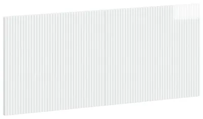 Imagen del producto de Cabecero de pared modelo ARNHEM, blanco brillante, fabricado en material de madera