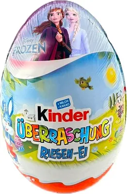 Produktbild von Kinder Überraschung Ostern Riesen-Ei Mädchen Rosa-Ei 220g Schokolade